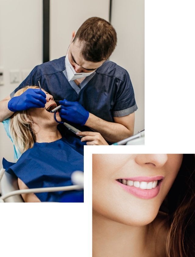 Patient undergoing dental procedure at Dentist in Gulf Breeze FL